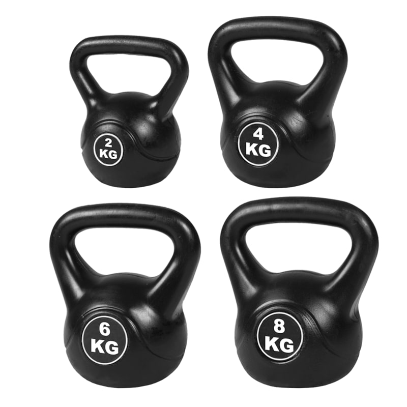 4pcs Exercise Kettle Bell Weight Set 20KG - Fitness World Wide