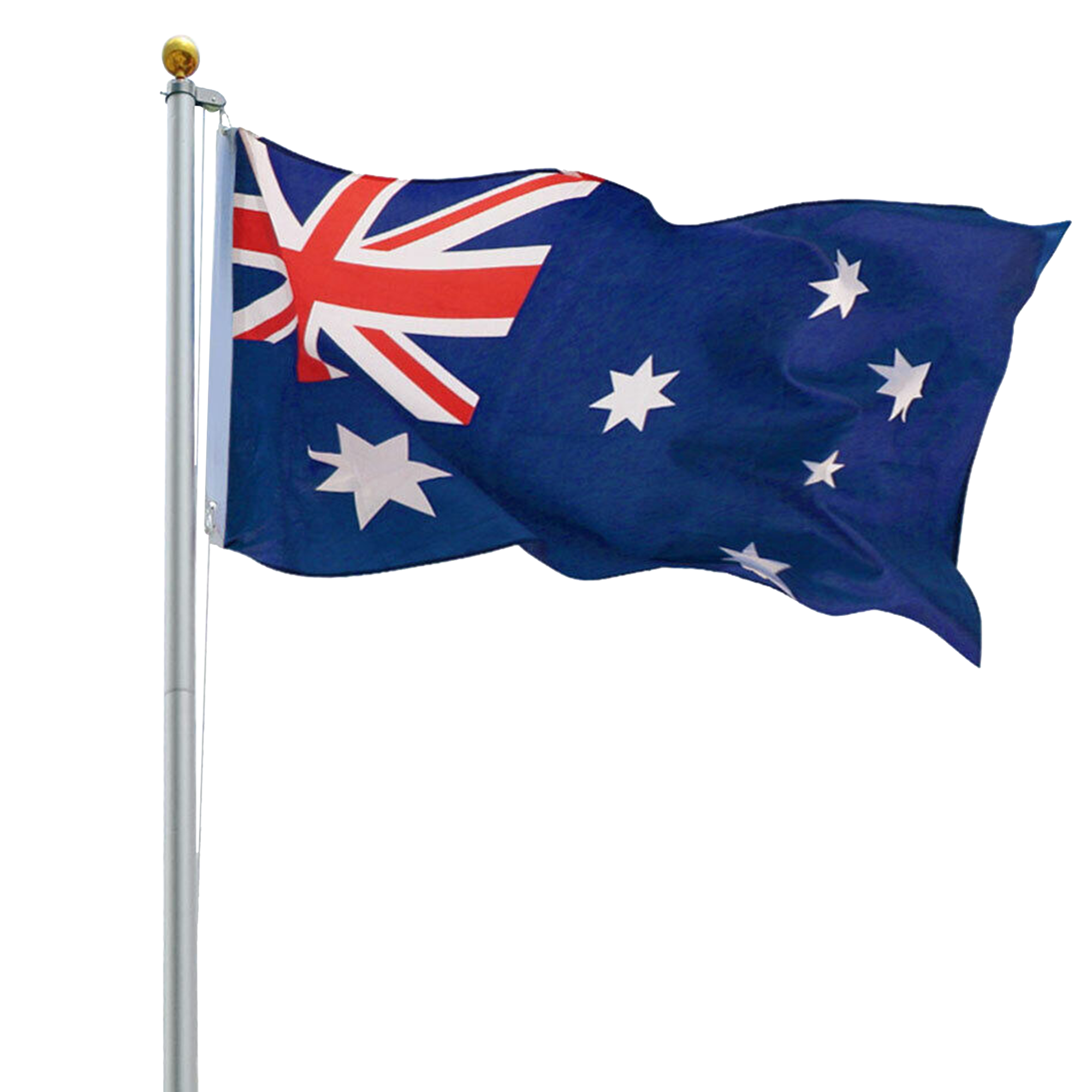 6.0m Flag Pole Full Set / Kit w Australian Flag