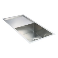 960x450mm Handmade Stainless Steel Undermount / Topmount Kitchen Sink with Waste