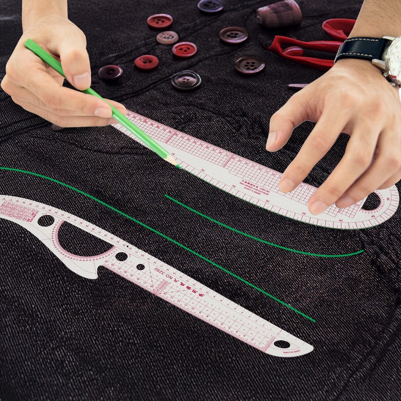 Buy 9pc French Curve Ruler Set DIY Sewing Pattern Measuring Tool for