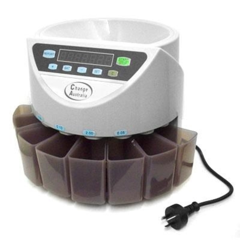 Buy Australian Automatic Coin Counter & Money Cash Sorter MyDeal