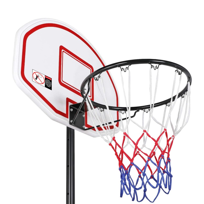 Buy Basketball Ring Hoop Height Adjustable Portable Set MyDeal