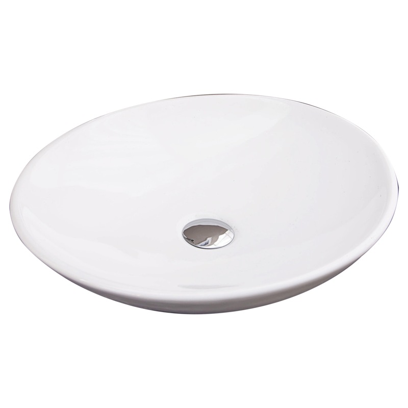 Buy Bathroom Ceramic Oval Above Countertop Basin for Vanity MyDeal