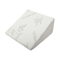 Cool Gel Memory Foam Bed Wedge Pillow Cushion Neck Back Support Sleep with Cover