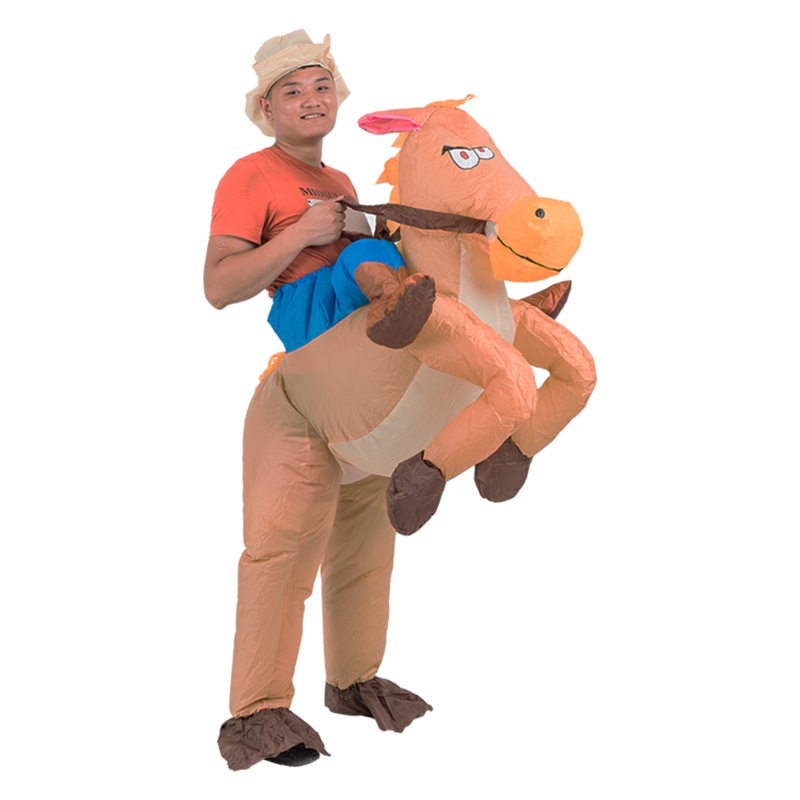 Buy COWBOY Fancy Dress Inflatable Suit -Fan Operated Costume - MyDeal