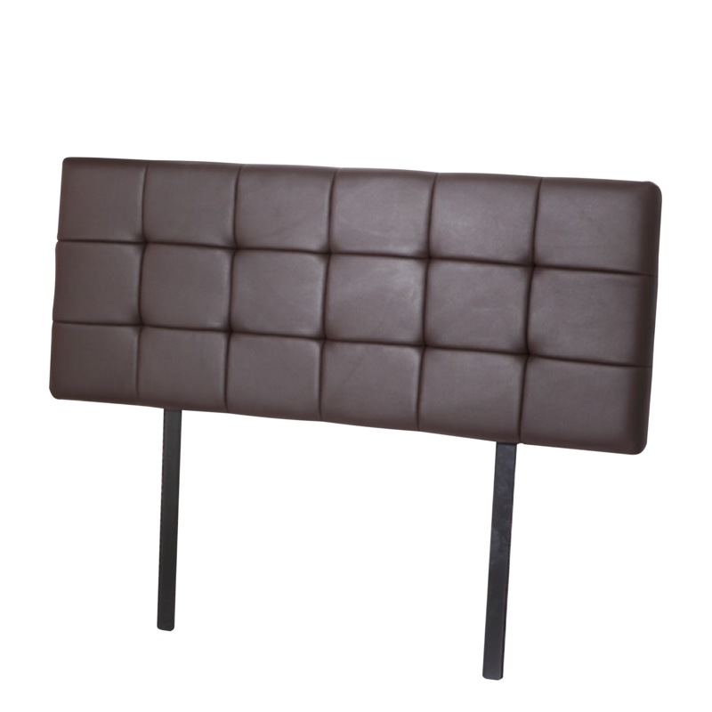 Buy PU Leather Queen Bed Deluxe Headboard Bedhead Brown MyDeal