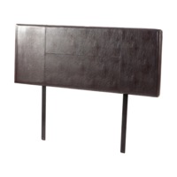PU Leather Double Bed Headboard Bedhead - Brown