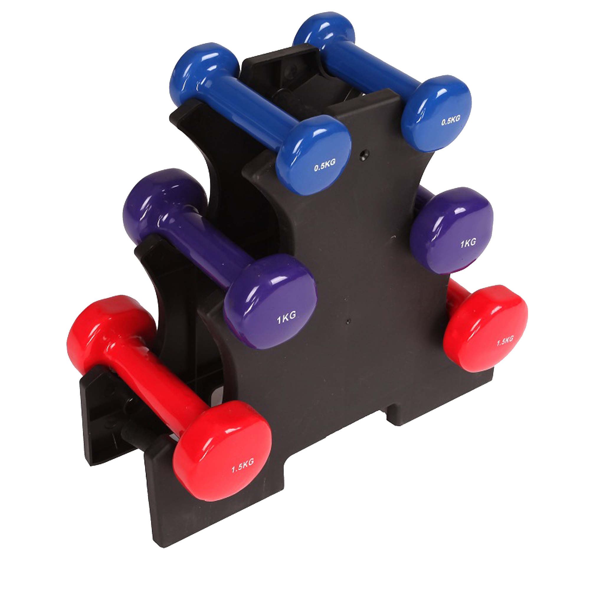 6-Piece Dumbbell Set with Rack Australia