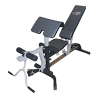 FID Flat Incline Decline Bench Press w/ Leg Extension