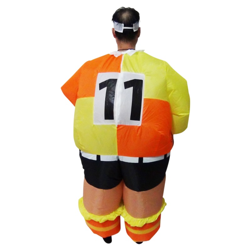Buy FOOTBALL Fancy Dress Inflatable Suit Fan Operated Costume MyDeal