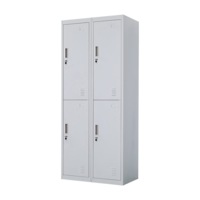 Four-Door Office Gym Shed Storage Locker