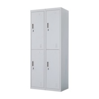 Four-Door Office Gym Shed Storage Locker