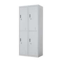 Four-Door Office Gym Shed Storage Locker