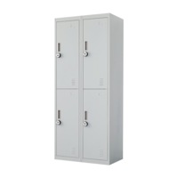 Four-Door Office Gym Shed Storage Locker