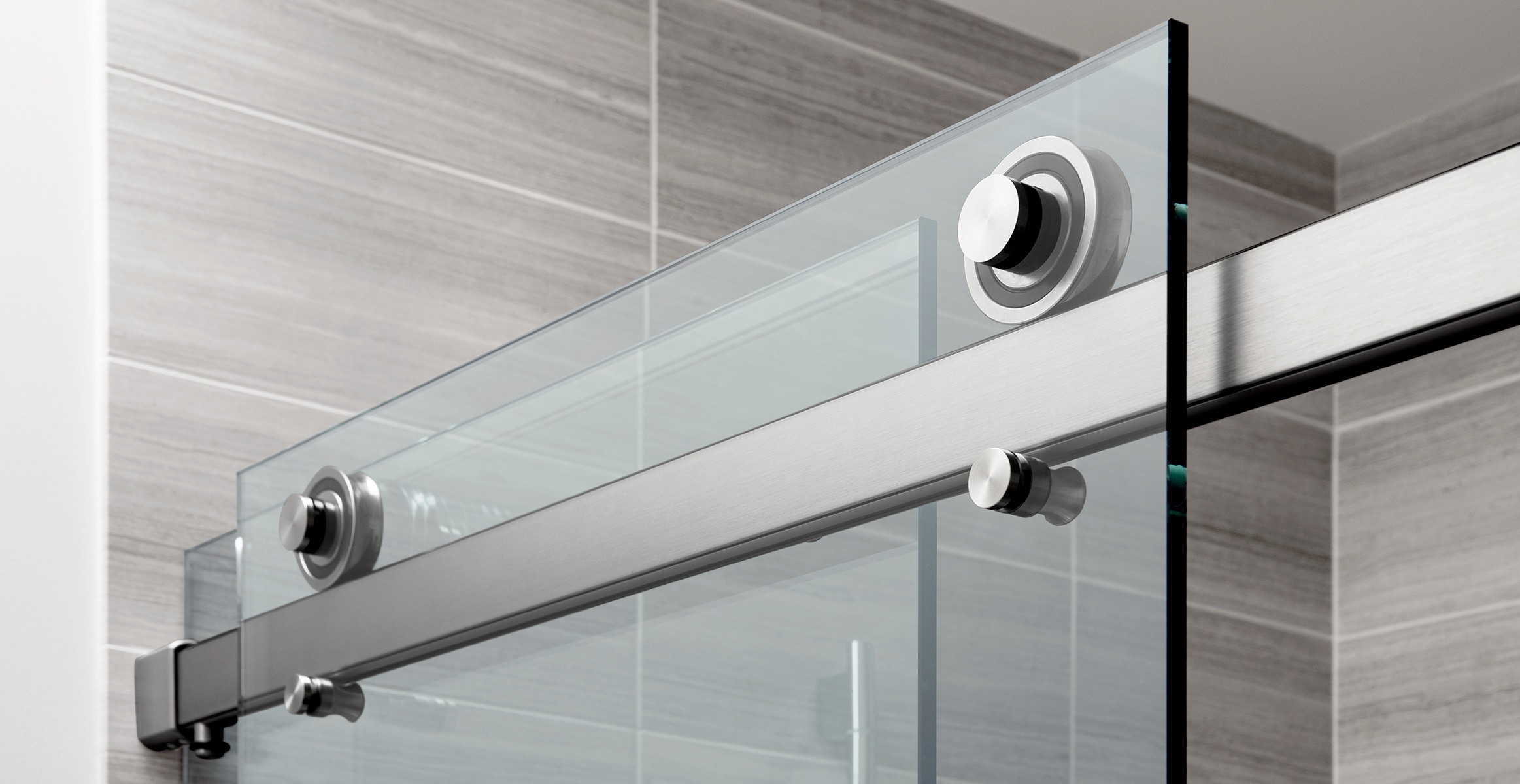 Sliding Glass Rails Buy Frameless Glass Sliding Door Shower Screen Rail in Gunmetal ...