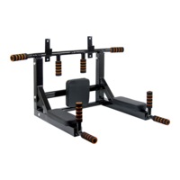 Heavy Duty Wall Mounted Power Station - Knee Raise - Pull Up - Chin Up -Dips Bar