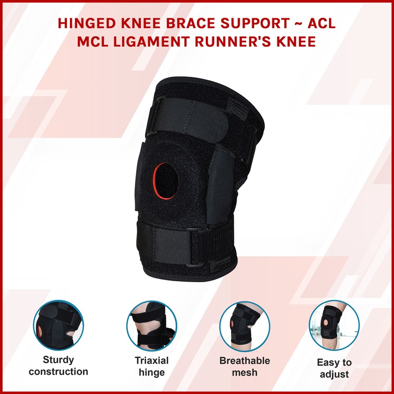 Buy Hinged Knee Brace Support ACL MCL ligament Runner's Knee MyDeal