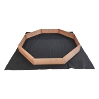 Kids Sand Pit Large Octagonal Wooden Sandpit