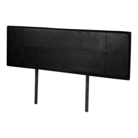 PU Leather King Bed Headboard Bedhead - Black