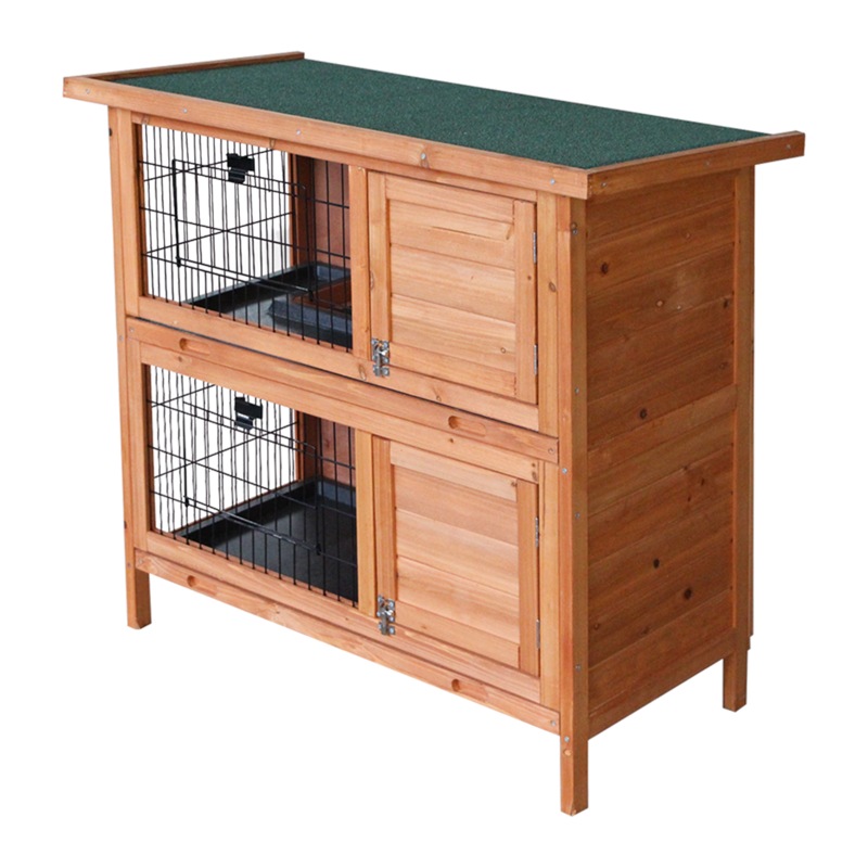 Buy Large Rabbit Hutch with BASE Chicken Coop 2 Storey Guinea Pig Pet