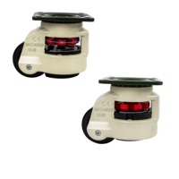 Leveling Casters Swivel Workbench Adjustable Wheel 1000KG Retractable 4PCS