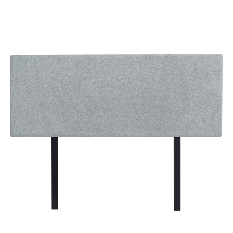 Buy Linen Fabric Double Bed Deluxe Headboard Bedhead Stone Grey MyDeal