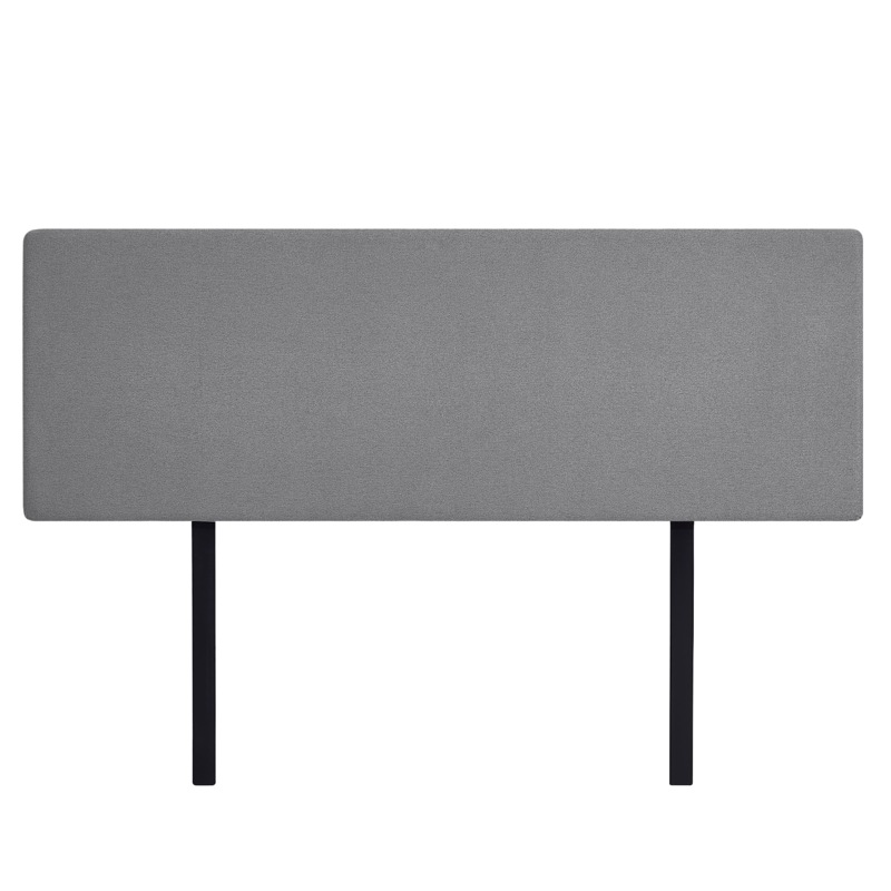 Buy Linen Fabric King Bed Deluxe Headboard Bedhead Night Ash MyDeal