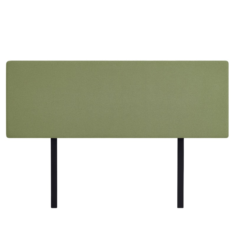 Buy Linen Fabric King Bed Deluxe Headboard Bedhead Olive Green MyDeal