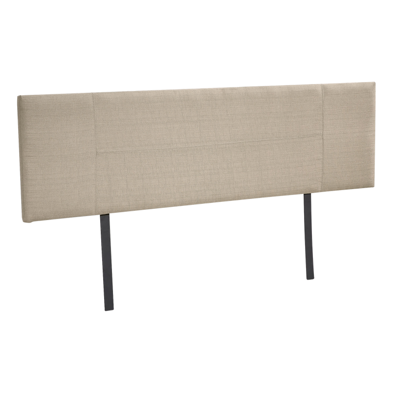 Linen Fabric King Bed Headboard Bedhead - Beige | Buy King Size