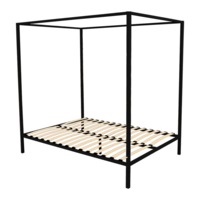 4 Four Poster Queen Bed Frame