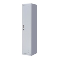 One-Door Office Gym Shed Clothing Locker Cabinet