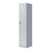 One-Door Office Gym Shed Clothing Locker Cabinet