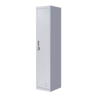 One-Door Office Gym Shed Clothing Locker Cabinet