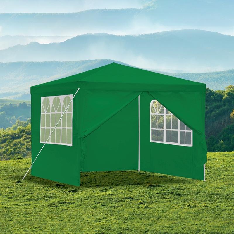 Buy 3x3m Gazebo Outdoor Marquee Tent Canopy Green MyDeal