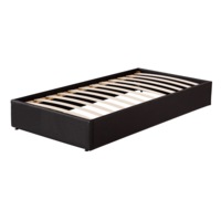 PU Leather Single Bed Ensemble Frame