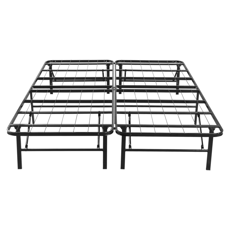 Queen Folding Metal Bed Frame Storage Platform Mattress Base | Buy ...