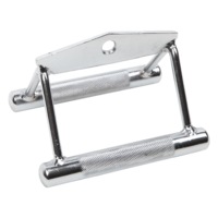 Close Grip Seated Row Handle Bar Triangle Cable Attachment