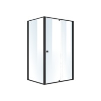 Semi Frameless Shower Screen (114~122)x 195cm & (89~92)x 195cm Side AS/NZS Glass