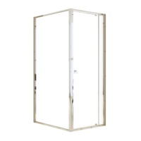 Semi Frameless Shower Screen (74~82)x 195cm & (98~101)x 195cm Side AS/NZS Glass
