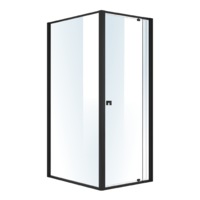 Semi Frameless Shower Screen (74~82)x 195cm & (98~101)x 195cm Side AS/NZS Glass