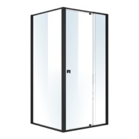 Semi Frameless Shower Screen (98~106)x 195cm & (89~92)x 195cm Side AS/NZS Glass