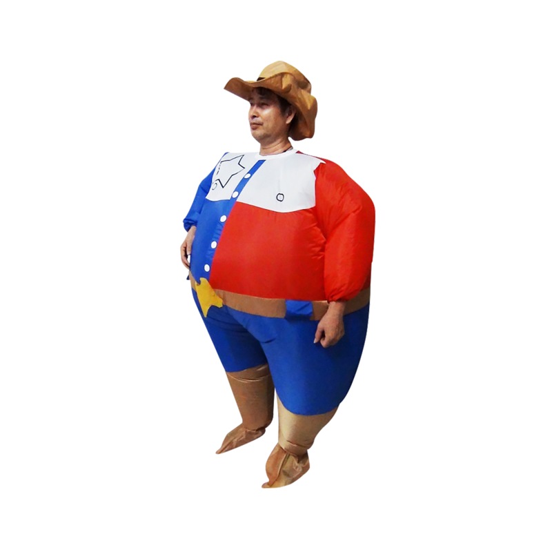 Buy SHERIFF Fancy Dress Inflatable Suit Fan Operated Costume MyDeal