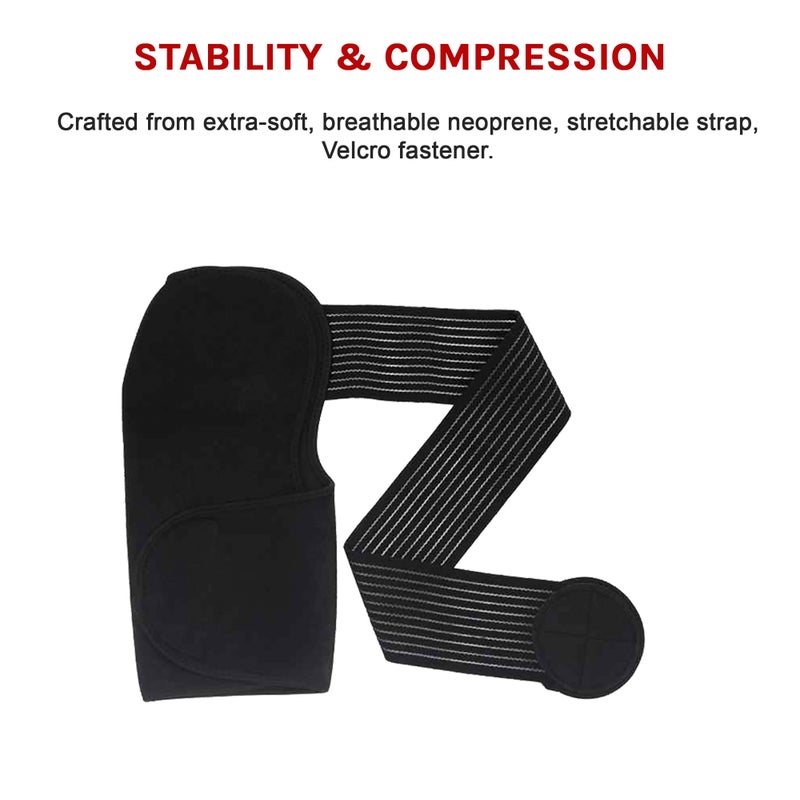 Buy Adjustable Shoulder Support Brace Strap Compression Bandage