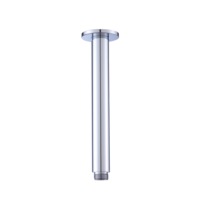 Shower Head Arm Wall Connector Round Bathroom Rainforest ShowerHead