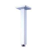 Shower Head Arm Wall Connector Square Bathroom Rainforest ShowerHead