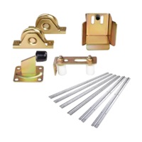 Sliding Gate Hardware Accessories Kit - 6m Track, Wheels, Stopper, Roller Guide