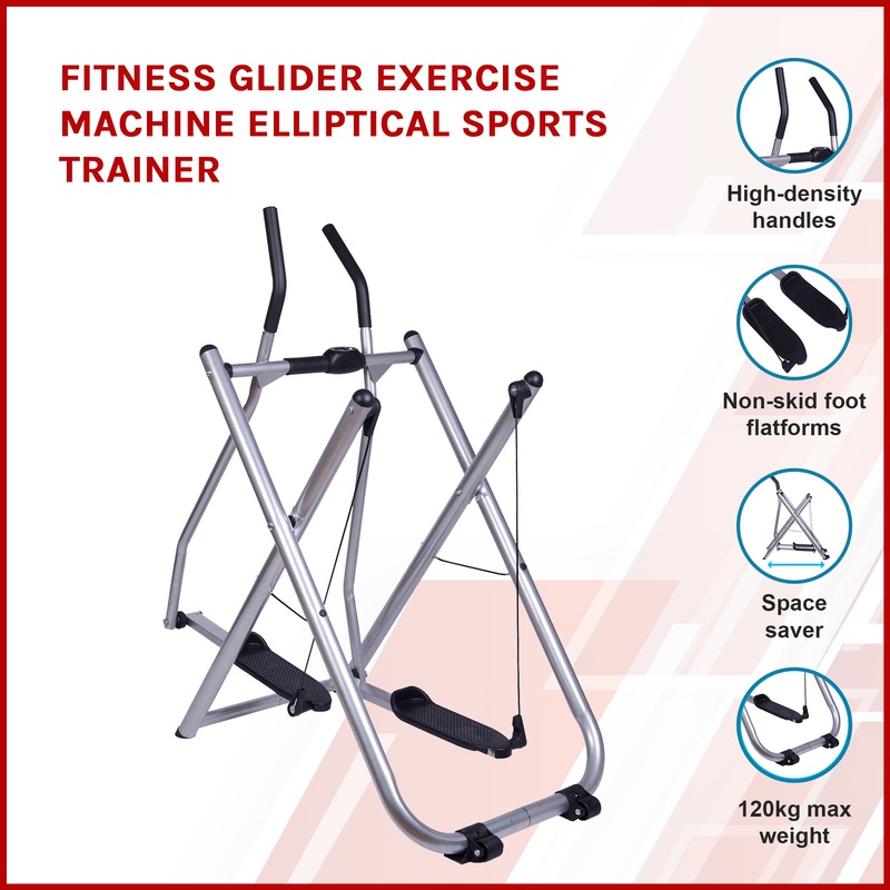 Buy Fitness Glider Exercise Machine Elliptical Sports Trainer MyDeal