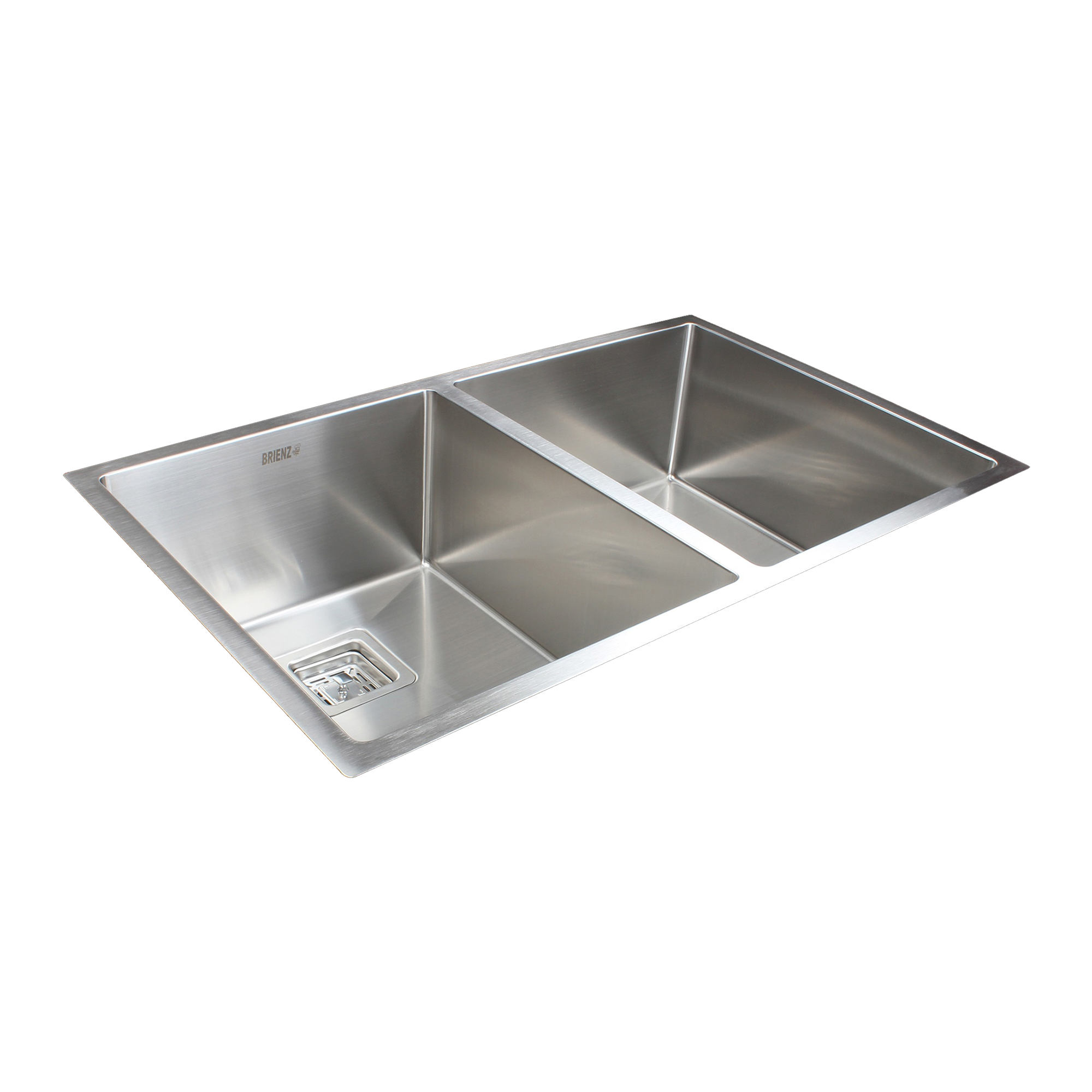 835x505mm Handmade 1.5mm Stainless Steel Undermount / Topmount Kitchen Sink with Square Waste