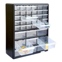 Storage Cabinet Drawers 39 Plastic Tool Box Containers Organiser Cupboard 