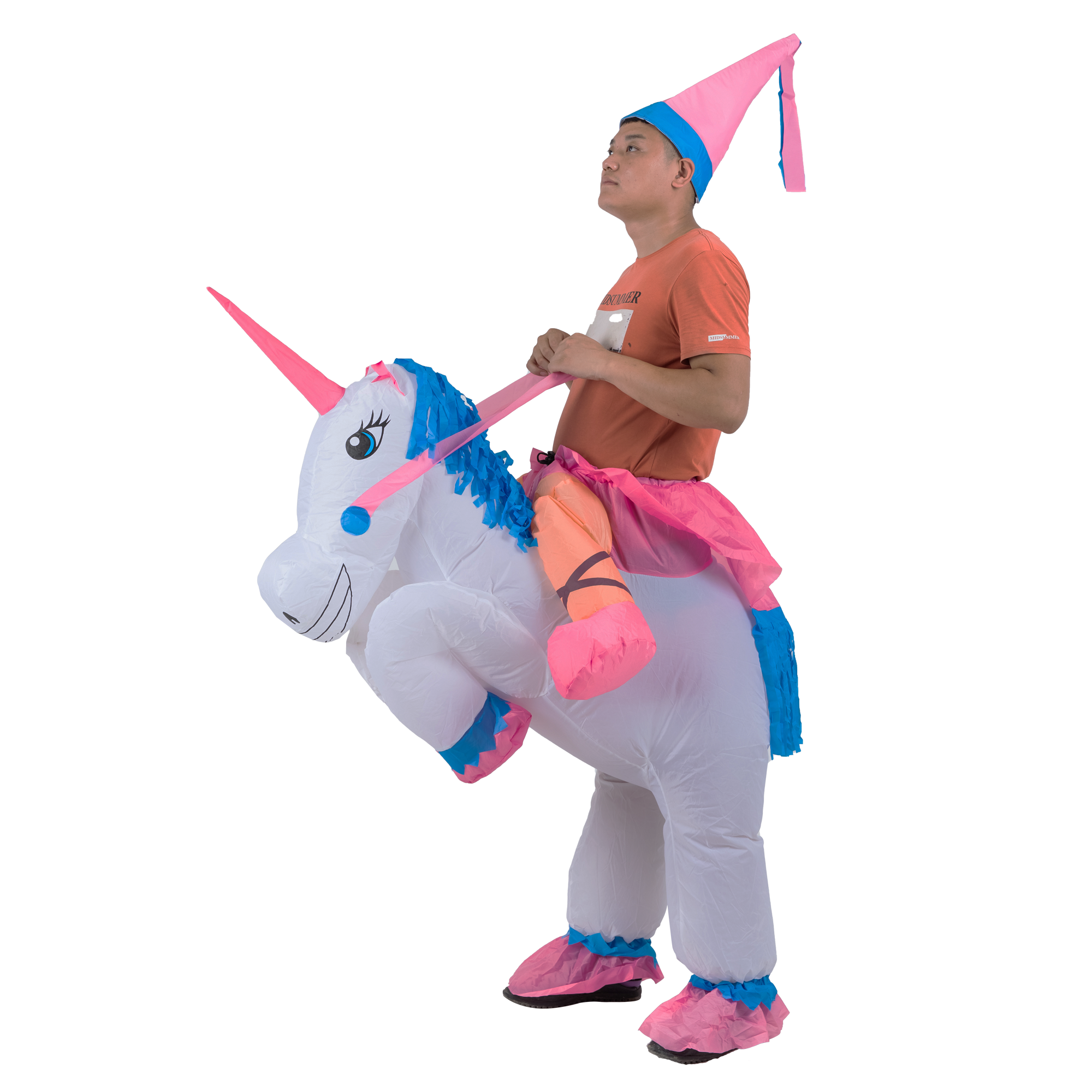 UNICORN Fancy Dress Inflatable Suit -Fan Operated Costume